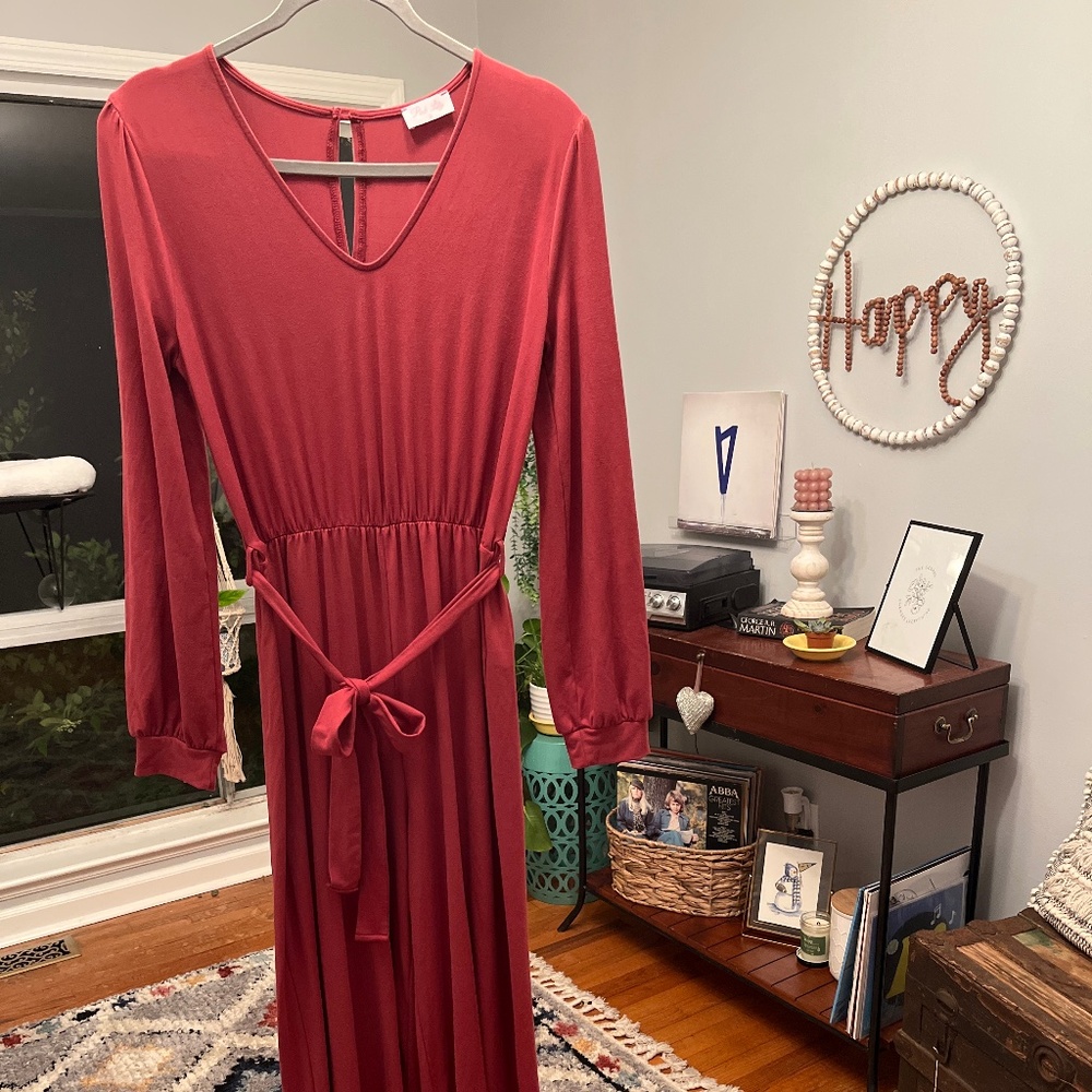 Pink Lily Jumpsuit